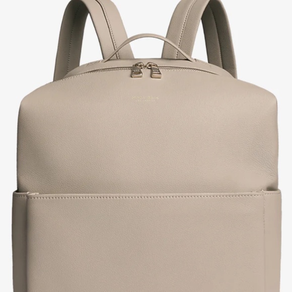 Mina Baie Handbags - Mina Baie Stevie Full Backpack Vegan Leather - Sand Color